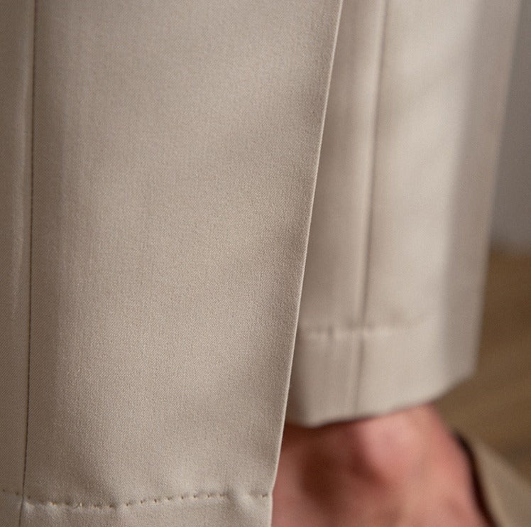 Men's Easy-Iron Straight-Fit Trousers