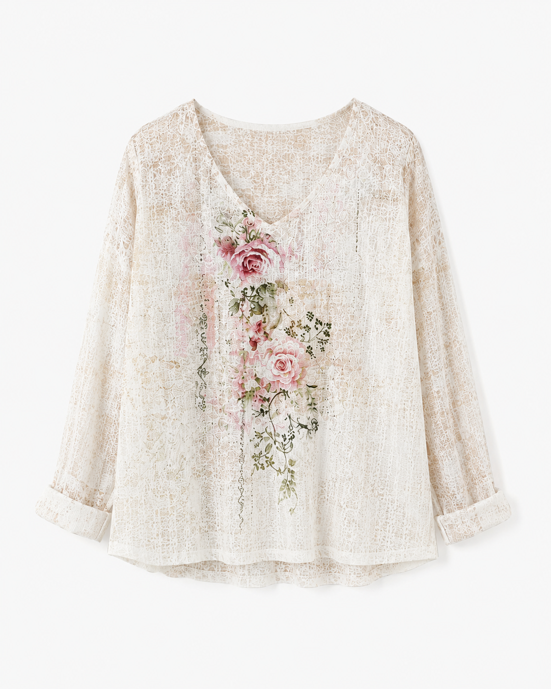 Women’s Vintage Floral Print T-Shirt