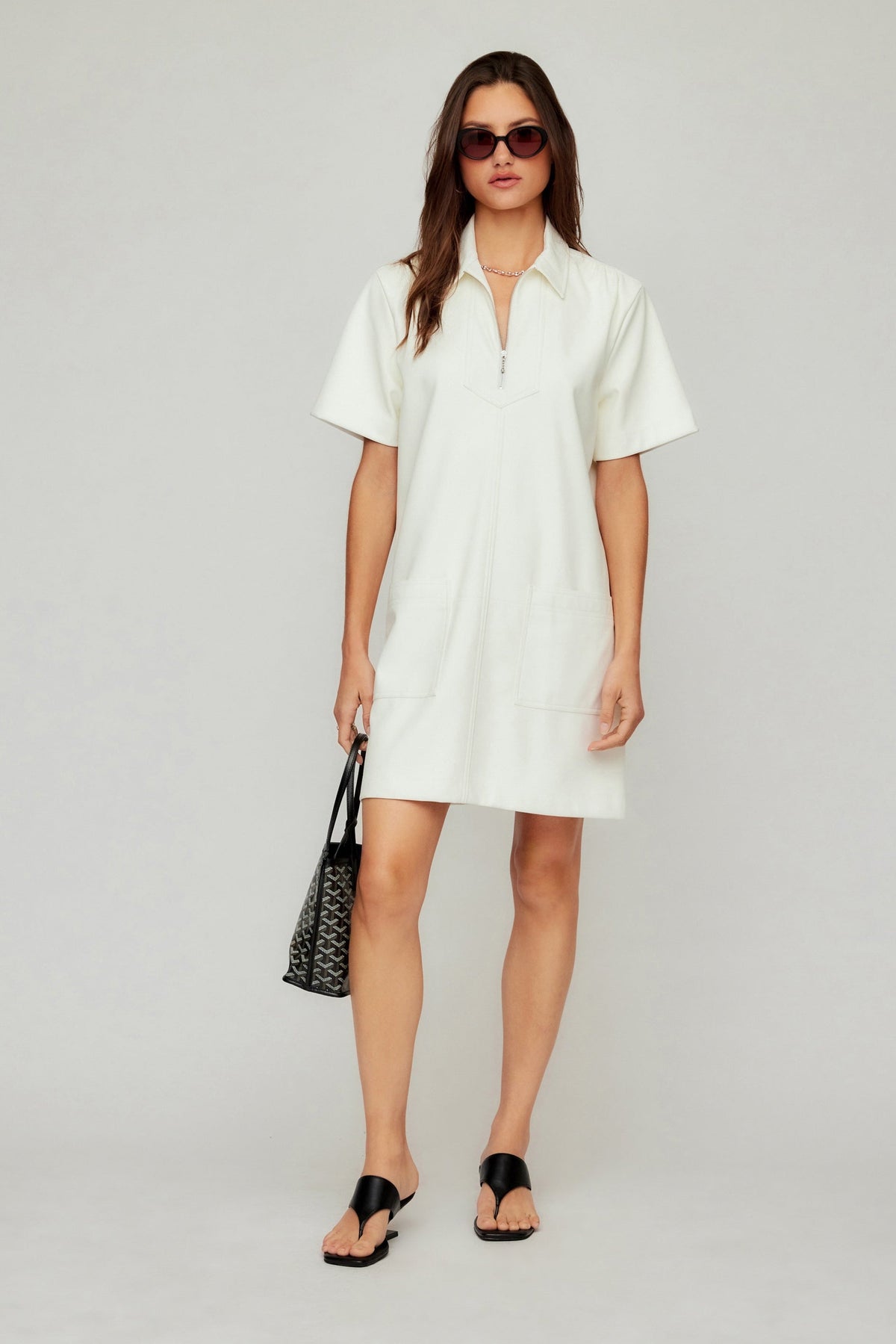 Women's Faux Leather Dress
