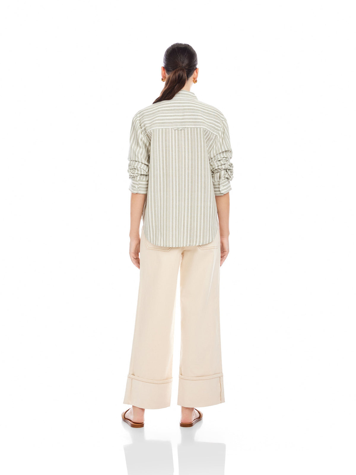 Women's Ruched Sleeve Shirt