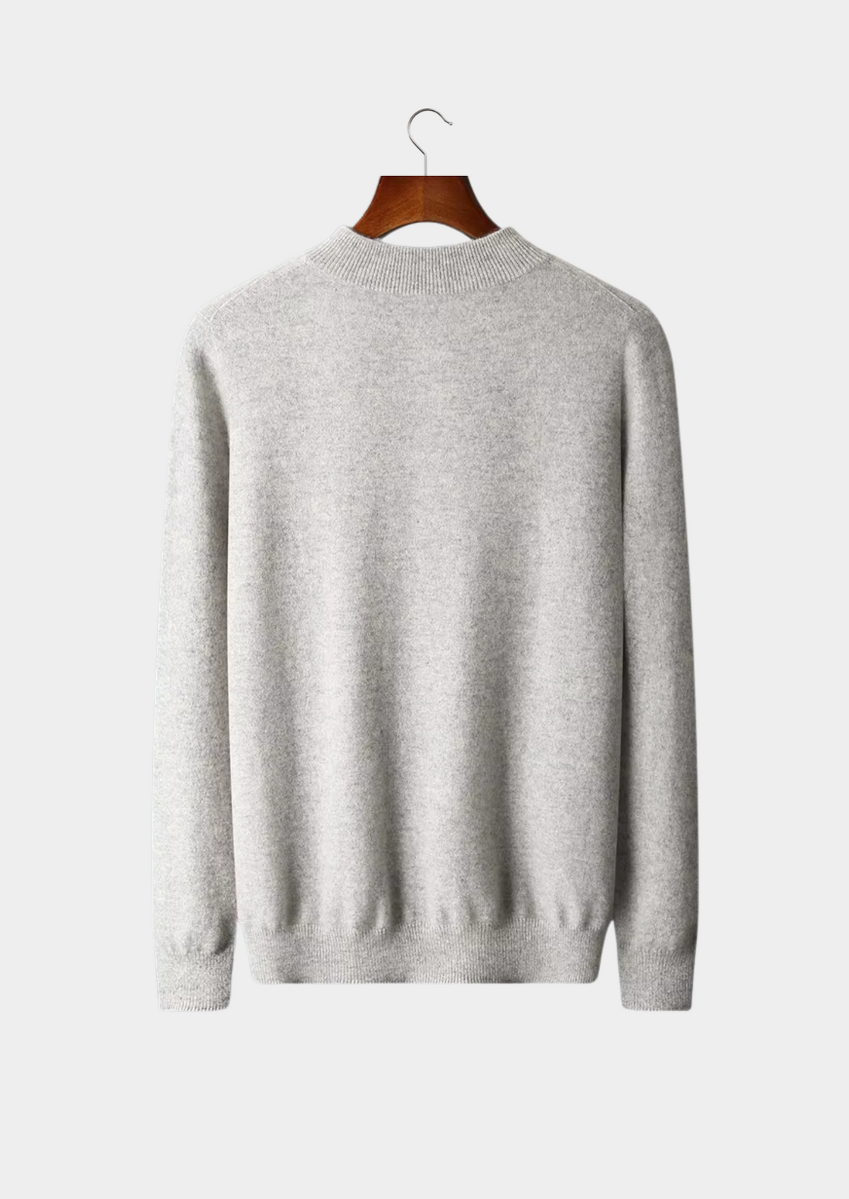 Men’s Wool Mock Neck Sweater