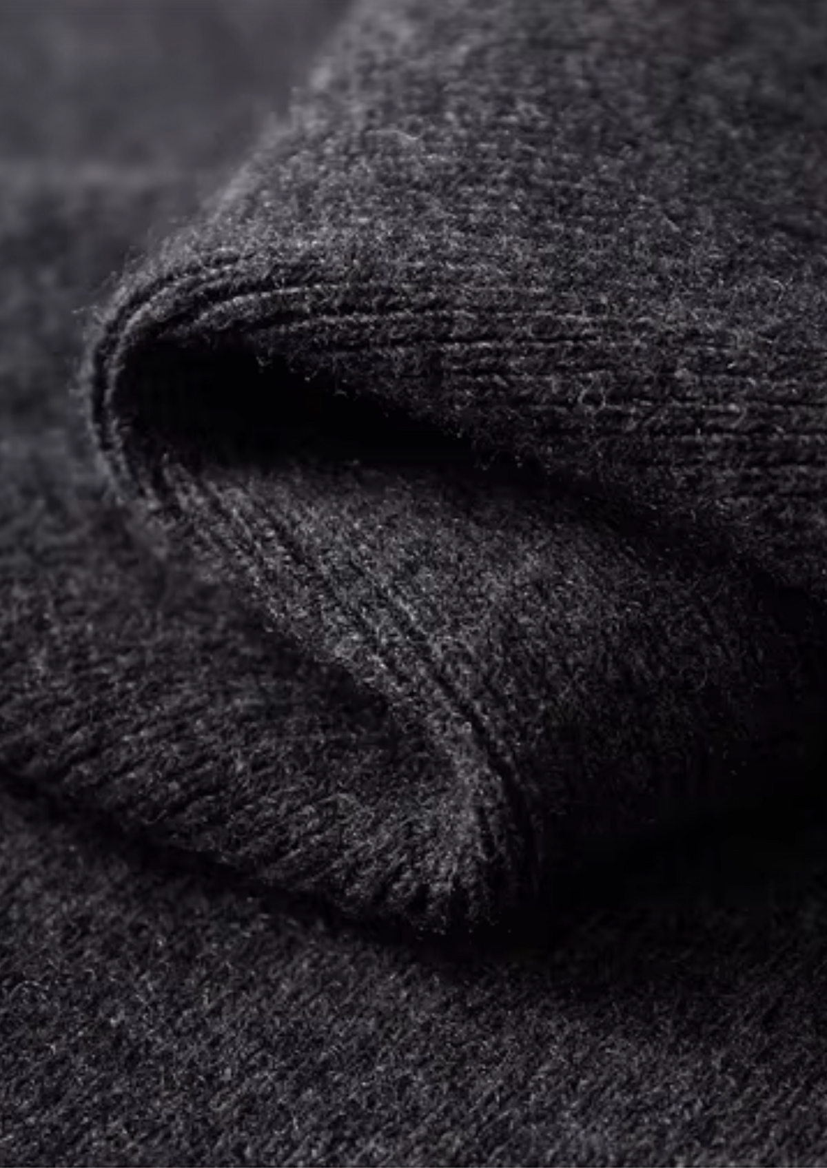 Belmont Wool Ribbed Polo Cardigan