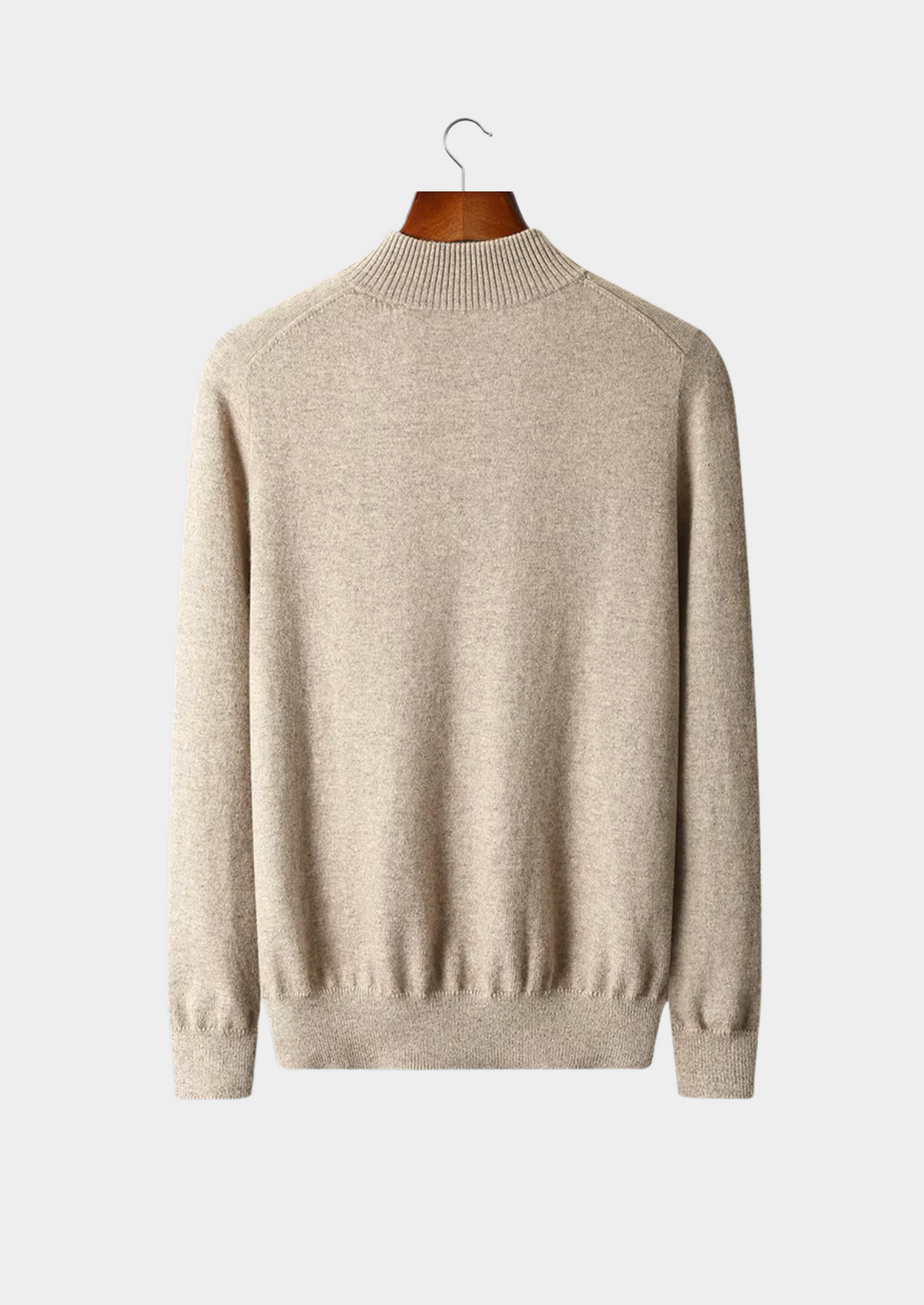 BELMONT WOOL HALF ZIP SWEATER