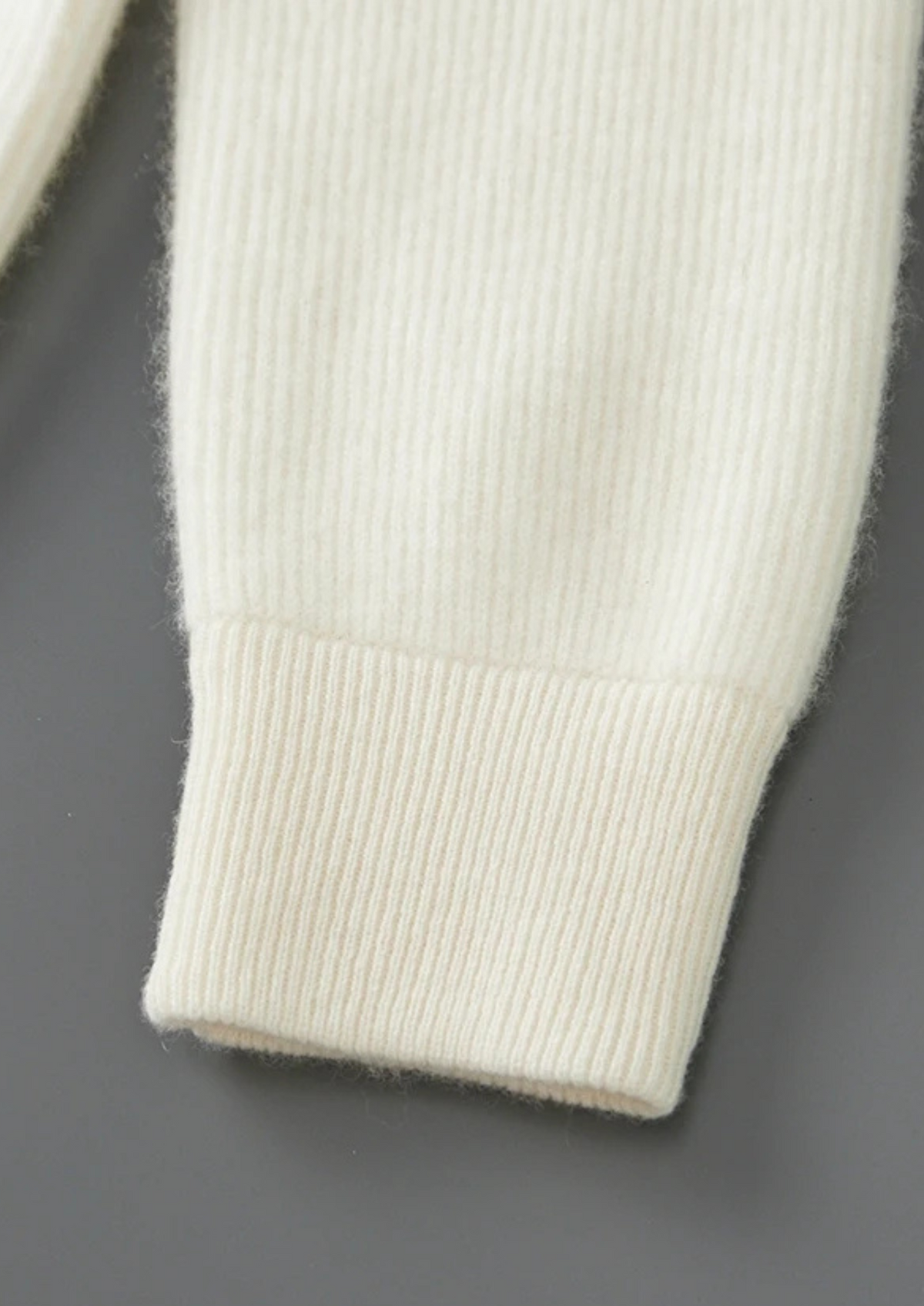 Belmont Wool Ribbed Zipper Cardigan