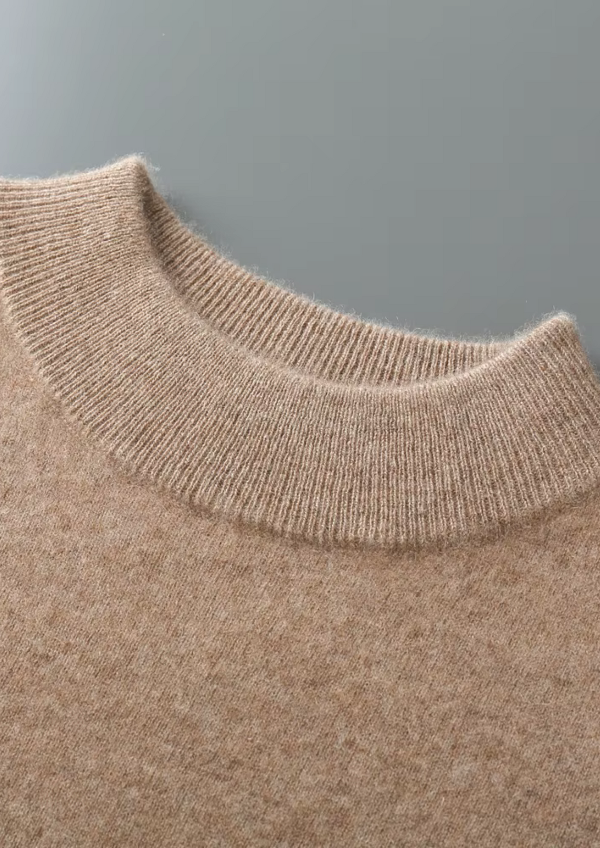 Men’s Wool Mock Neck Sweater