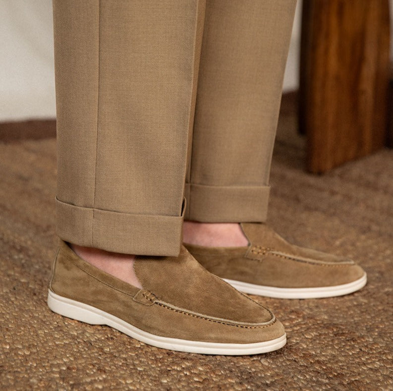 Men’s Straight Fit Pleated Trousers