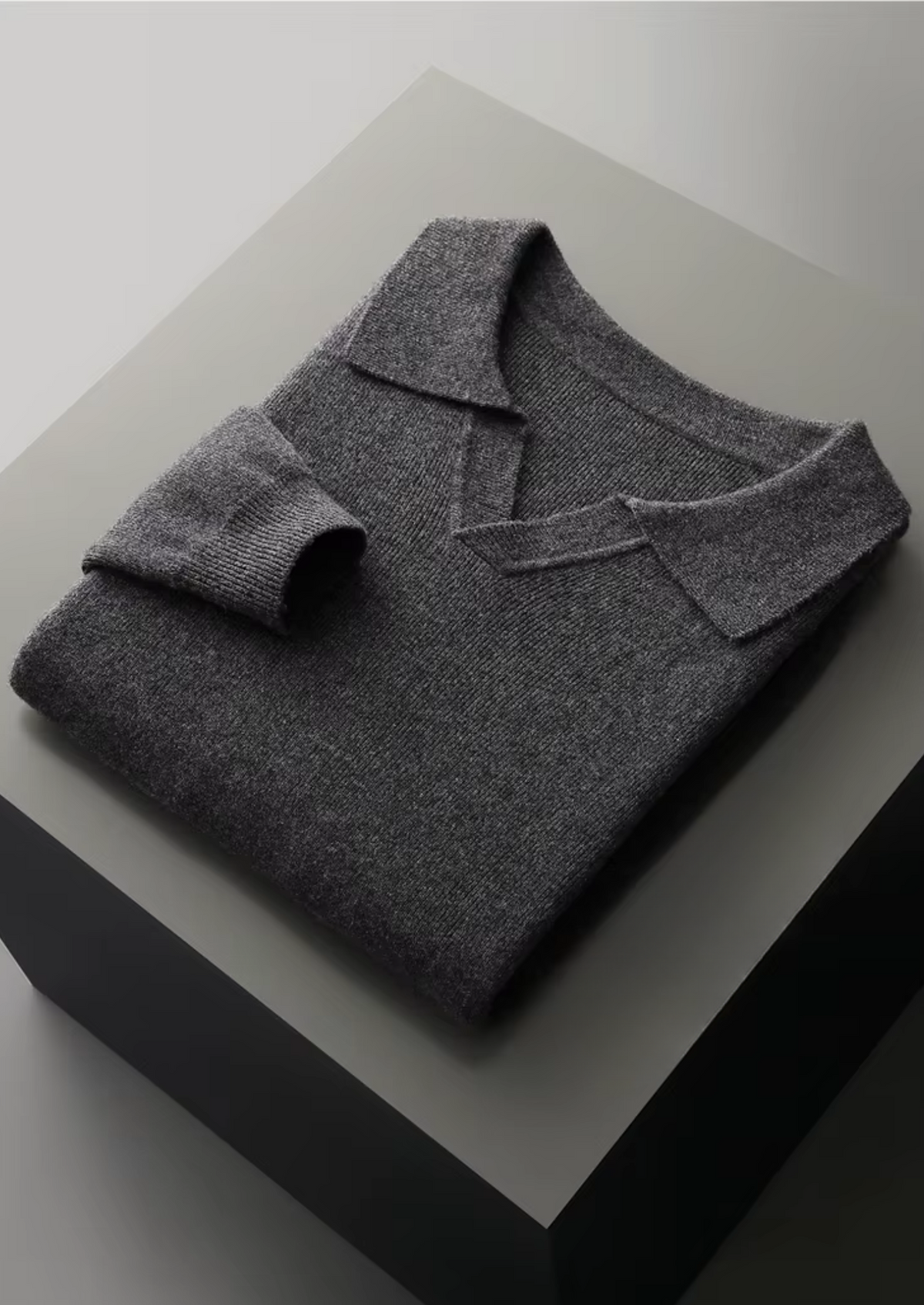 Belmont Wool Ribbed Buttonless