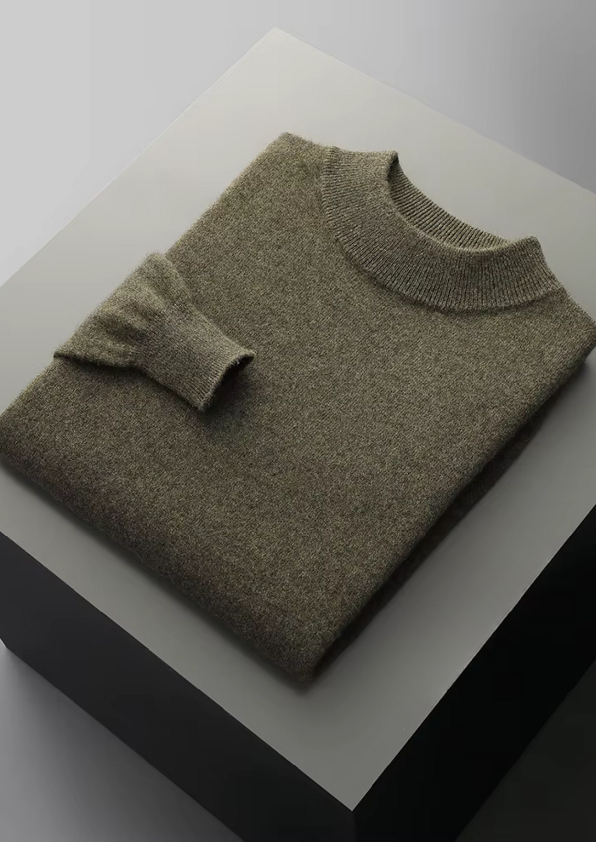 Men's Wool Classic Mockneck Sweater