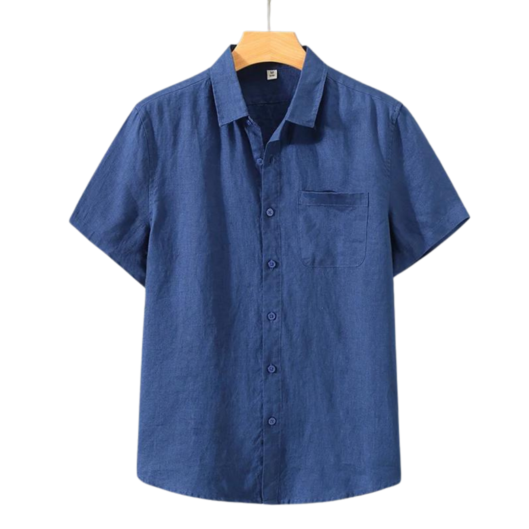 Men’s Linen Short Sleeve Shirt