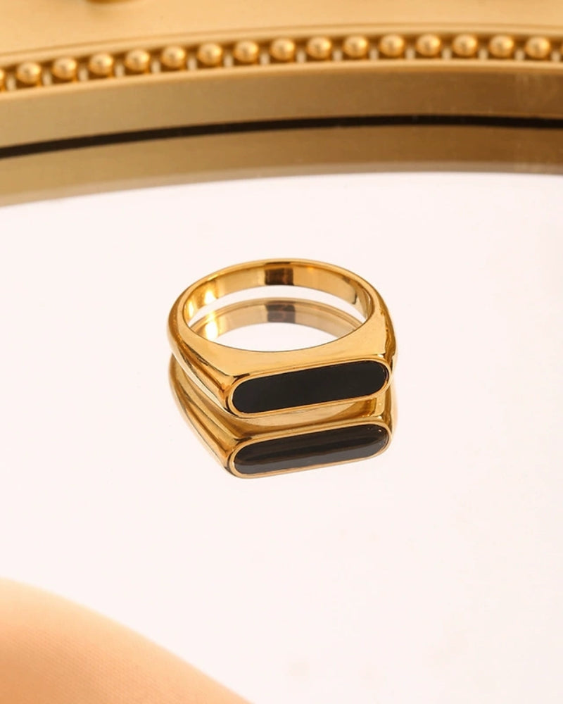 Men's Obsidian Ring