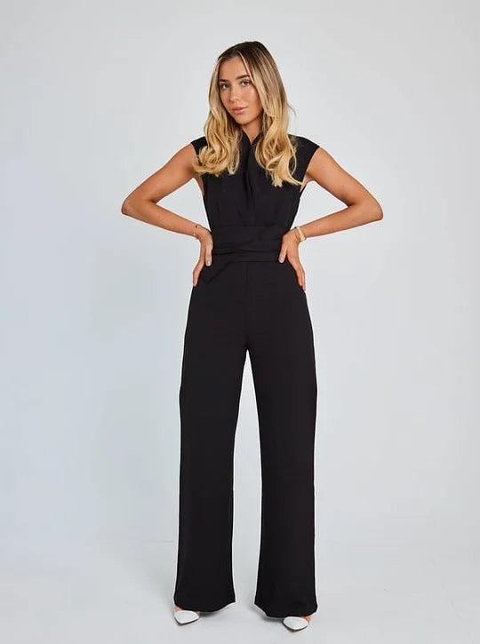 Women’s Sleeveless Wide-Leg Jumpsuit