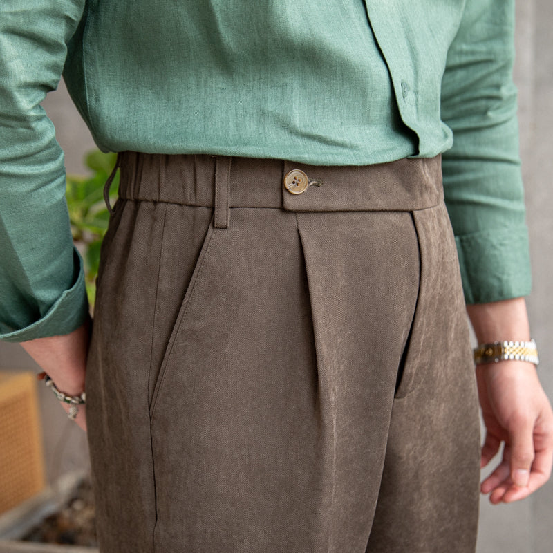 Men's Velvet Soft-Touch Trousers