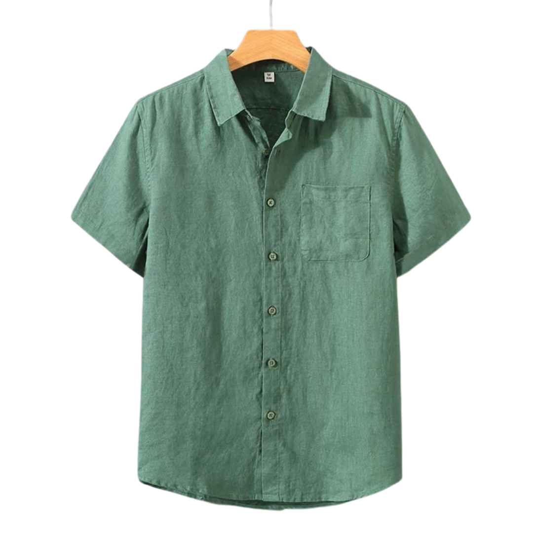 Men’s Linen Short Sleeve Shirt