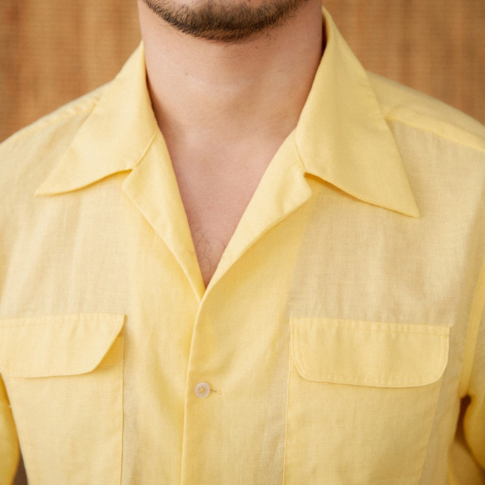 Men's Vineyard Linen-Cotton Blend Shirt