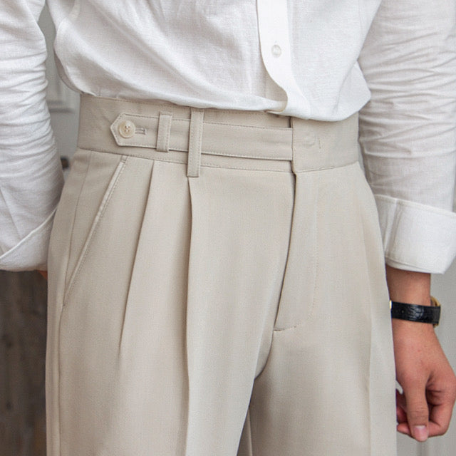 Americano Double Pleated Trousers