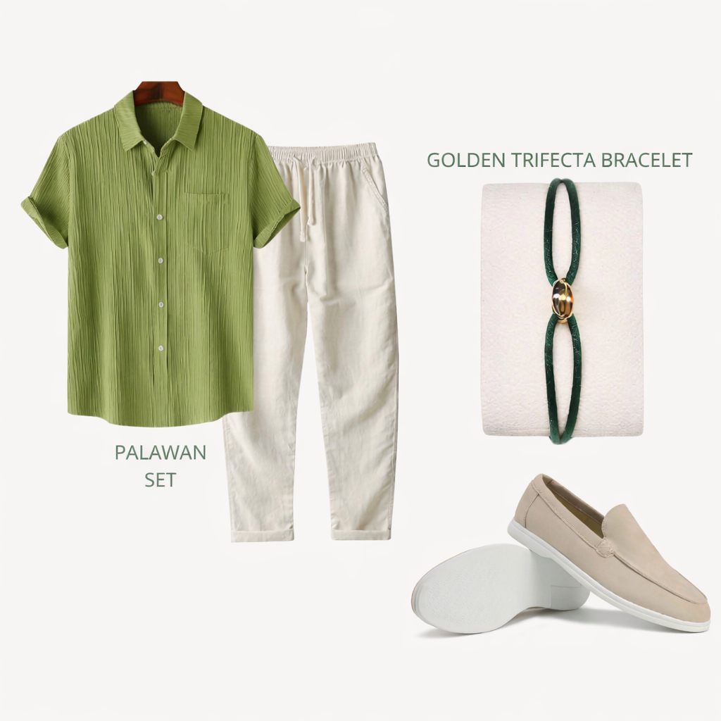 Men's 4 piece set- Olive