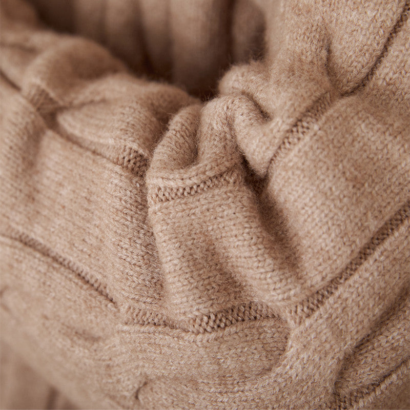 Men’s Cable Knit Shawl Collar Cardigan