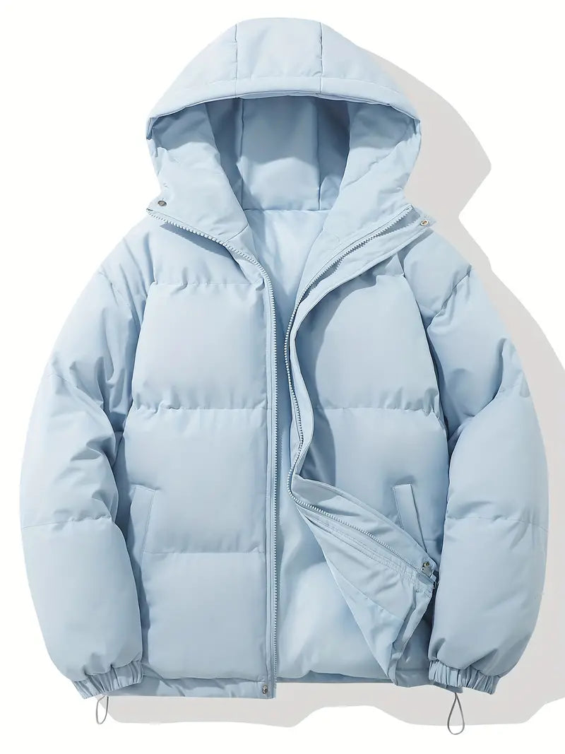 Women's Quilted Winter Jacket, Padded Warm Coat, Classic Fit, Insulated Winter Outerwear