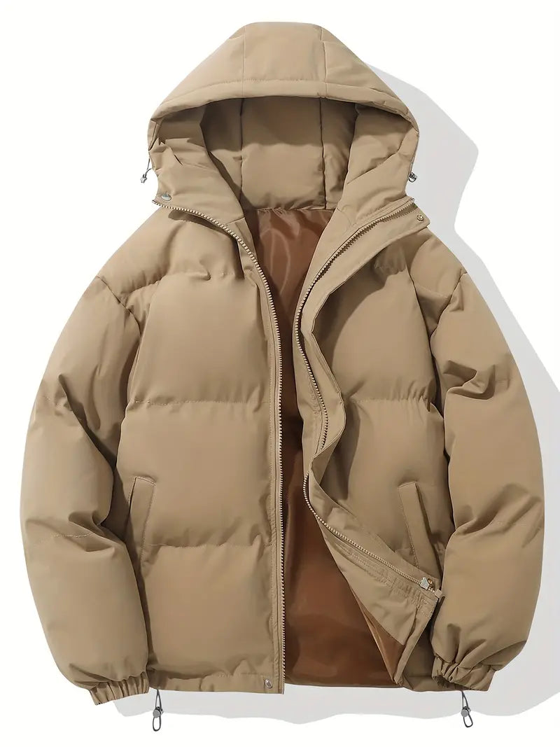 Women's Quilted Winter Jacket, Padded Warm Coat, Classic Fit, Insulated Winter Outerwear