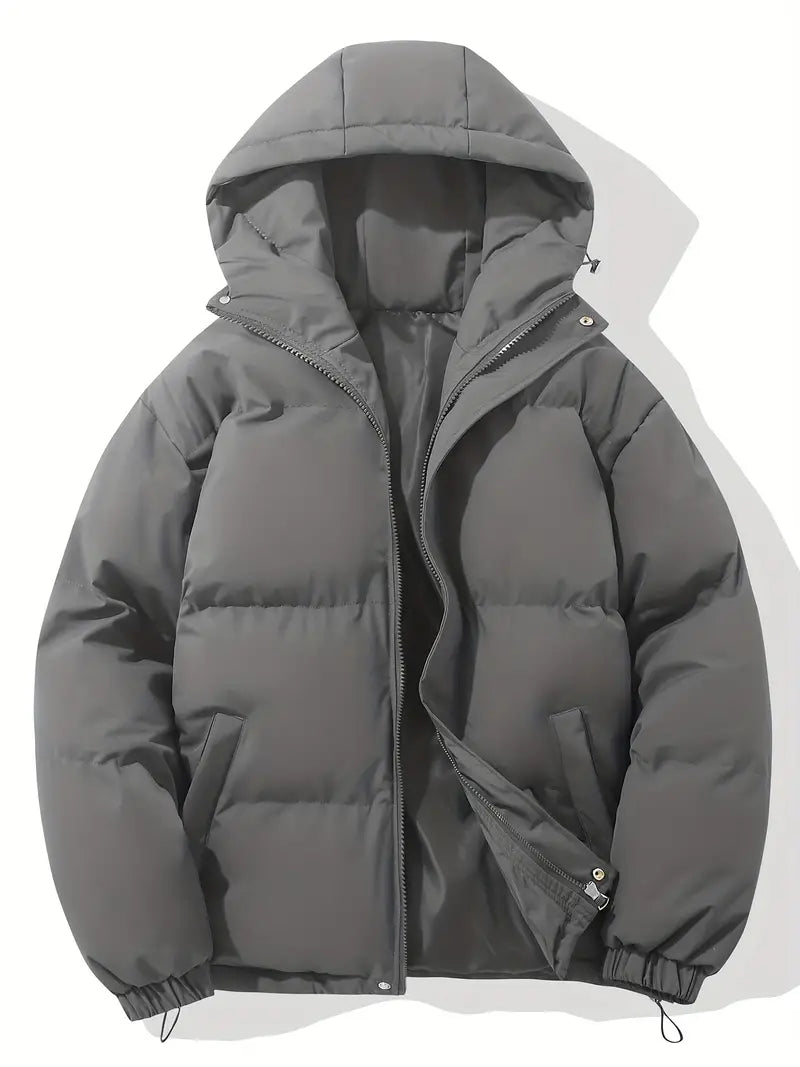 Women's Quilted Winter Jacket, Padded Warm Coat, Classic Fit, Insulated Winter Outerwear
