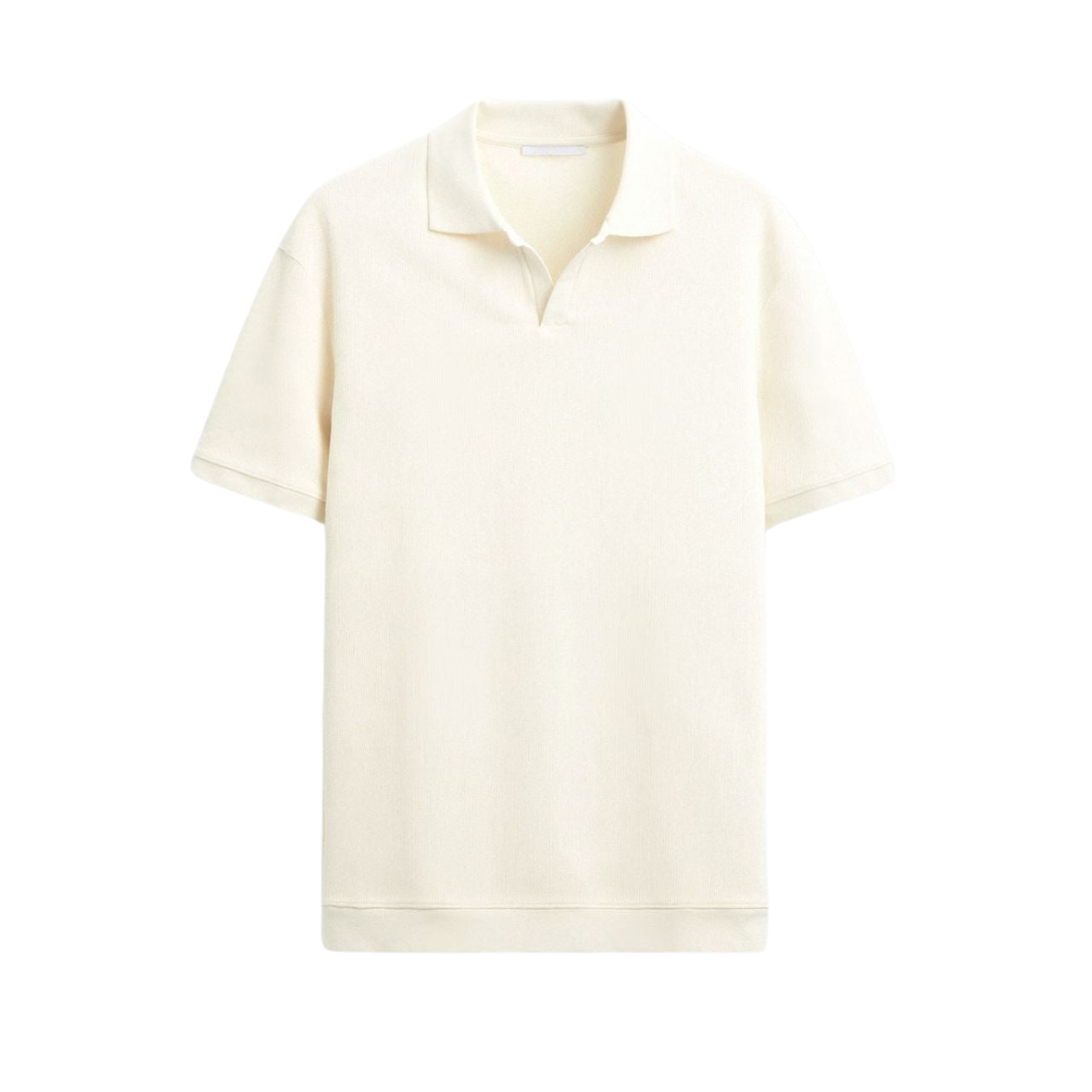 BELMONT Woolen Structure Polo T-Shirt