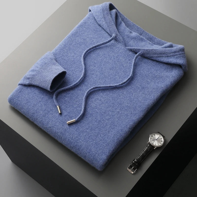 Men’s Cashmere Hooded Sweater