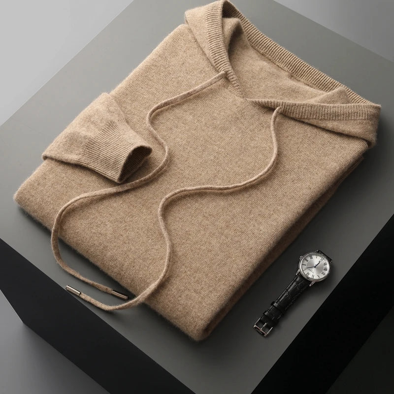 Men’s Cashmere Hooded Sweater