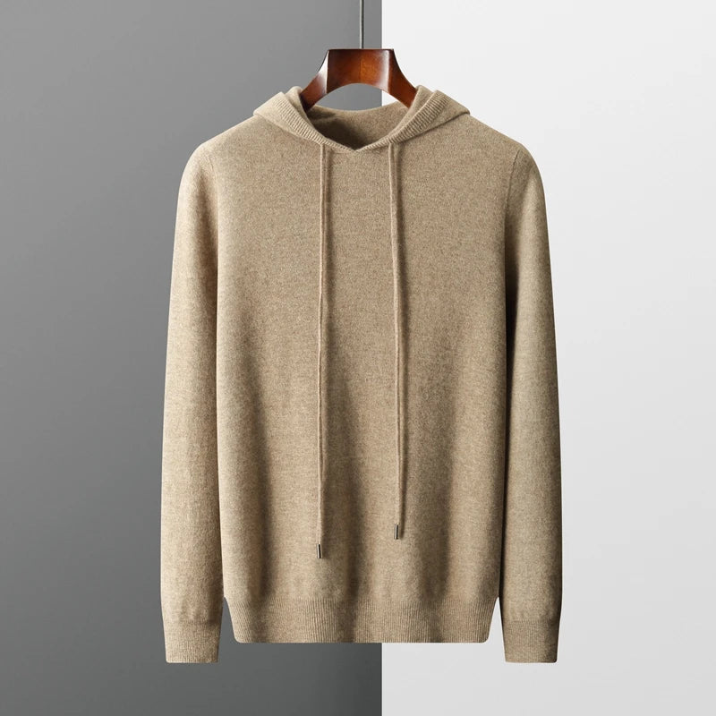 Men’s Cashmere Hooded Sweater