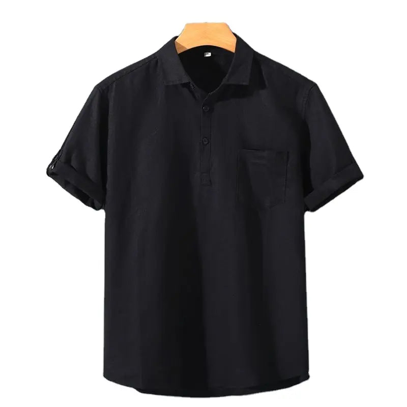 Men’s Linen Polo Shirt