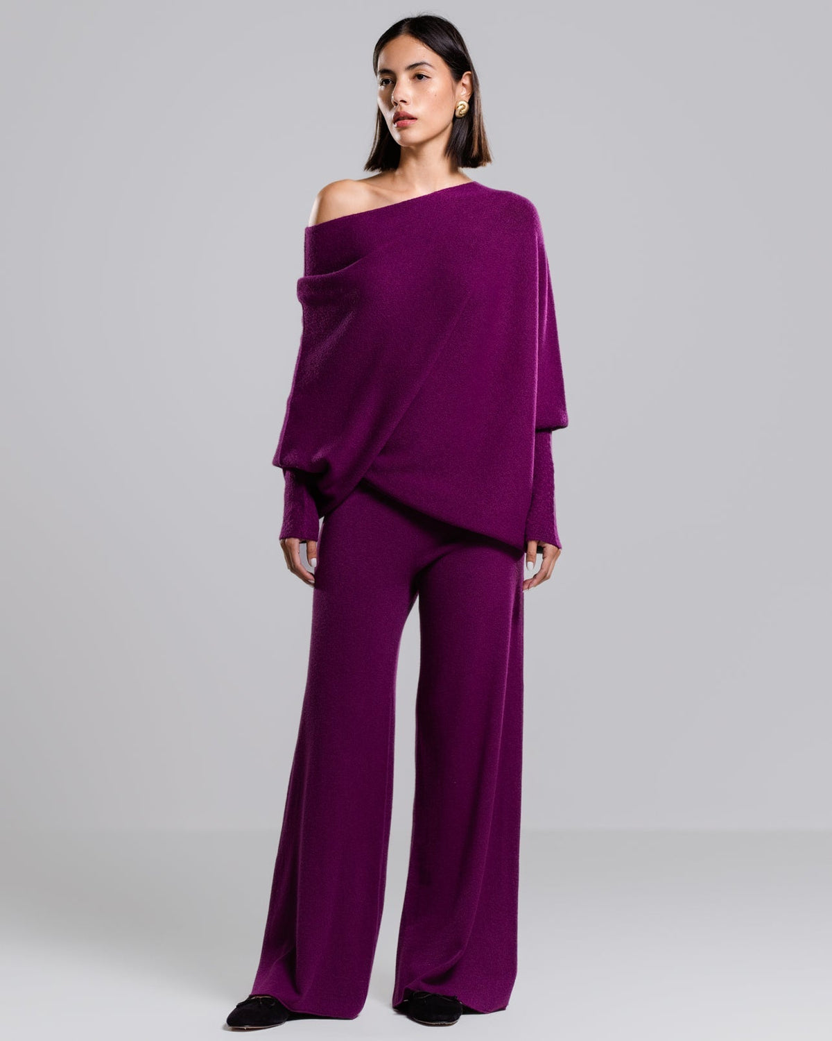 Women's Violet Pull-On Pants