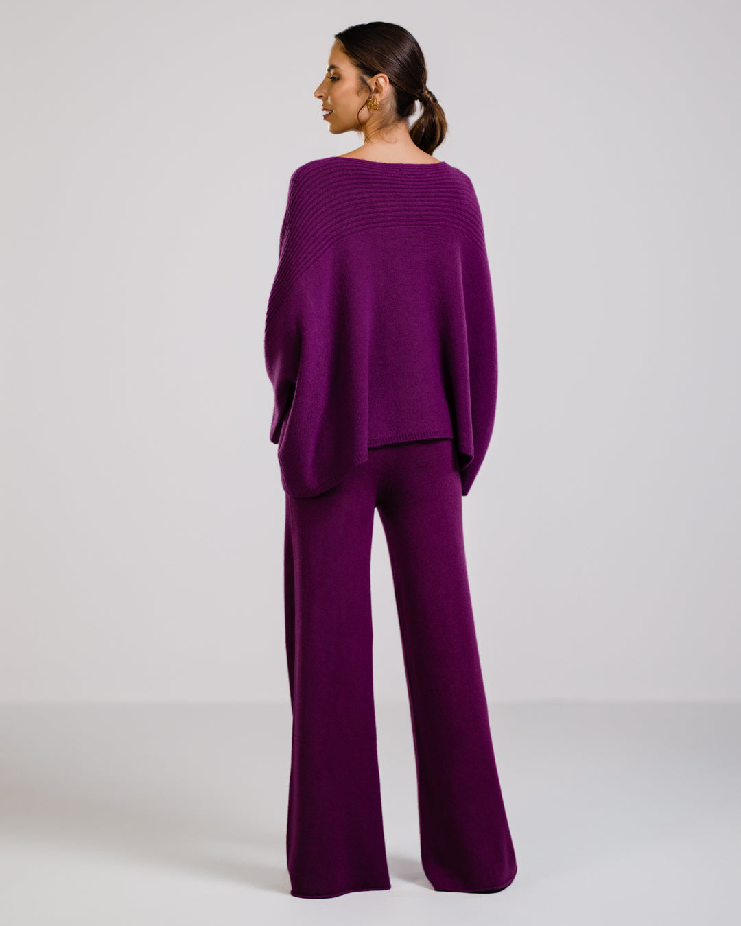 Women's Violet Relaxed-Fit Pants