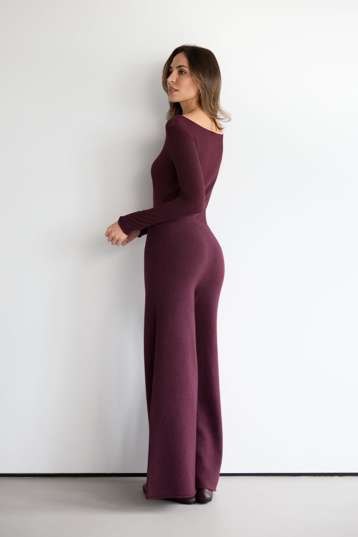 Women's Amethyst Plum Relaxed-Fit Pants