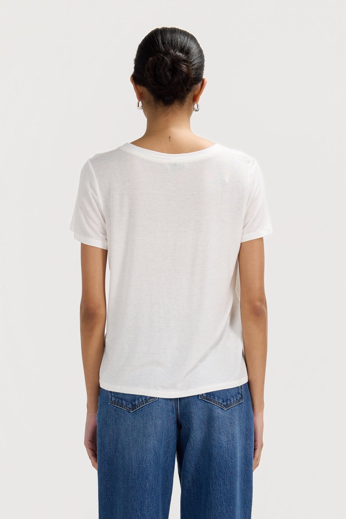 Women's White Lightweight T-Shirt