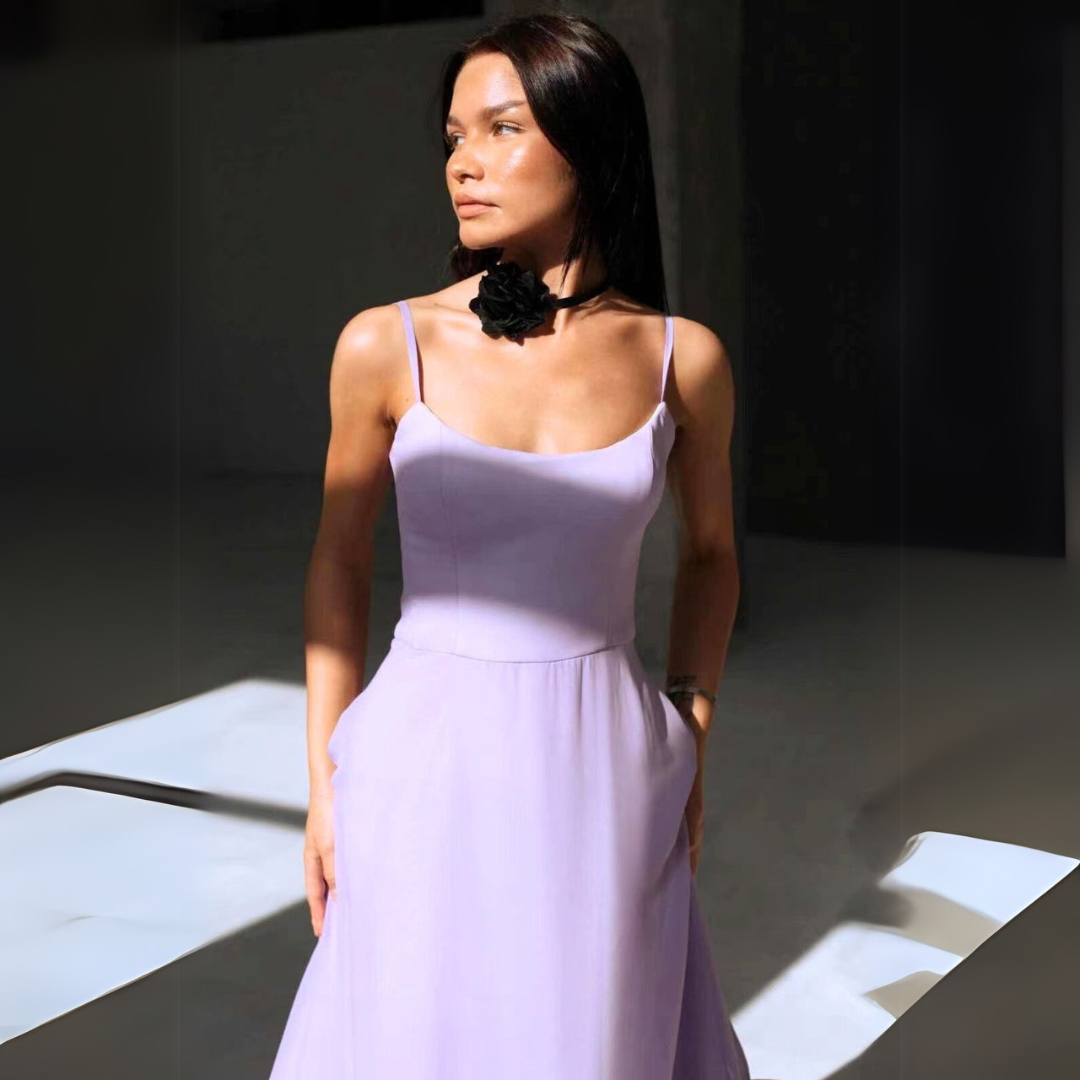 Women's Ruched Midi Dress