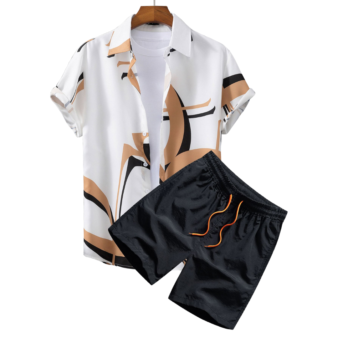 Men's TROPEA - SHORT-SLEEVED SWIM SET