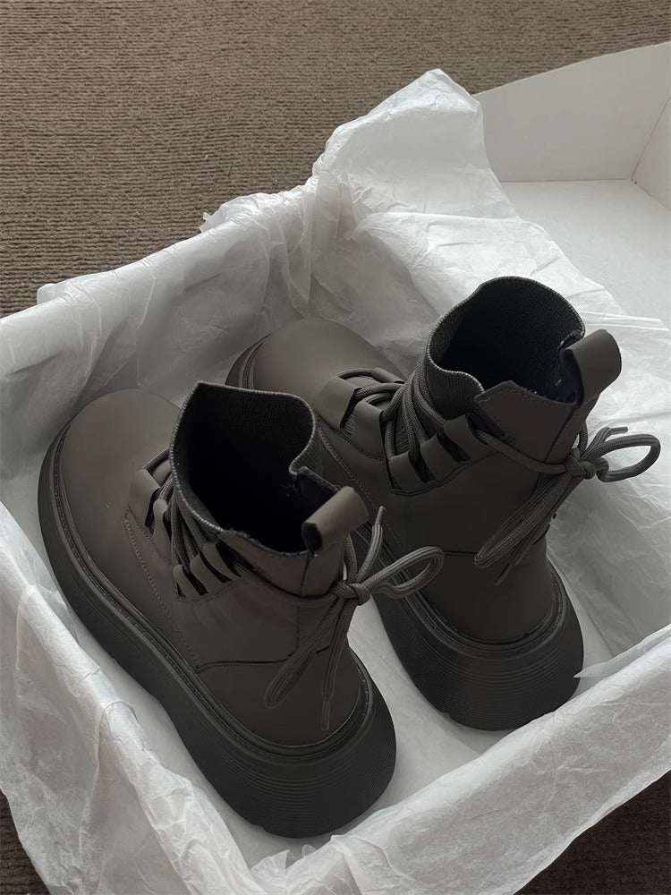 Women’s Winter Boots, Lined, Non-Slip, Warm Synthetic Leather Outdoor Boots