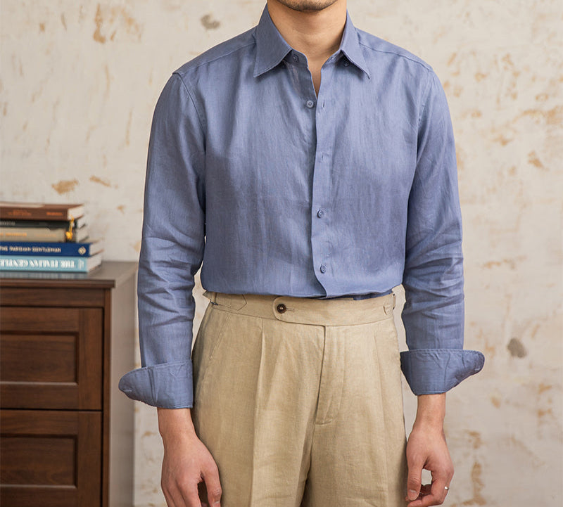 Men’s Linen Long Sleeve Shirt