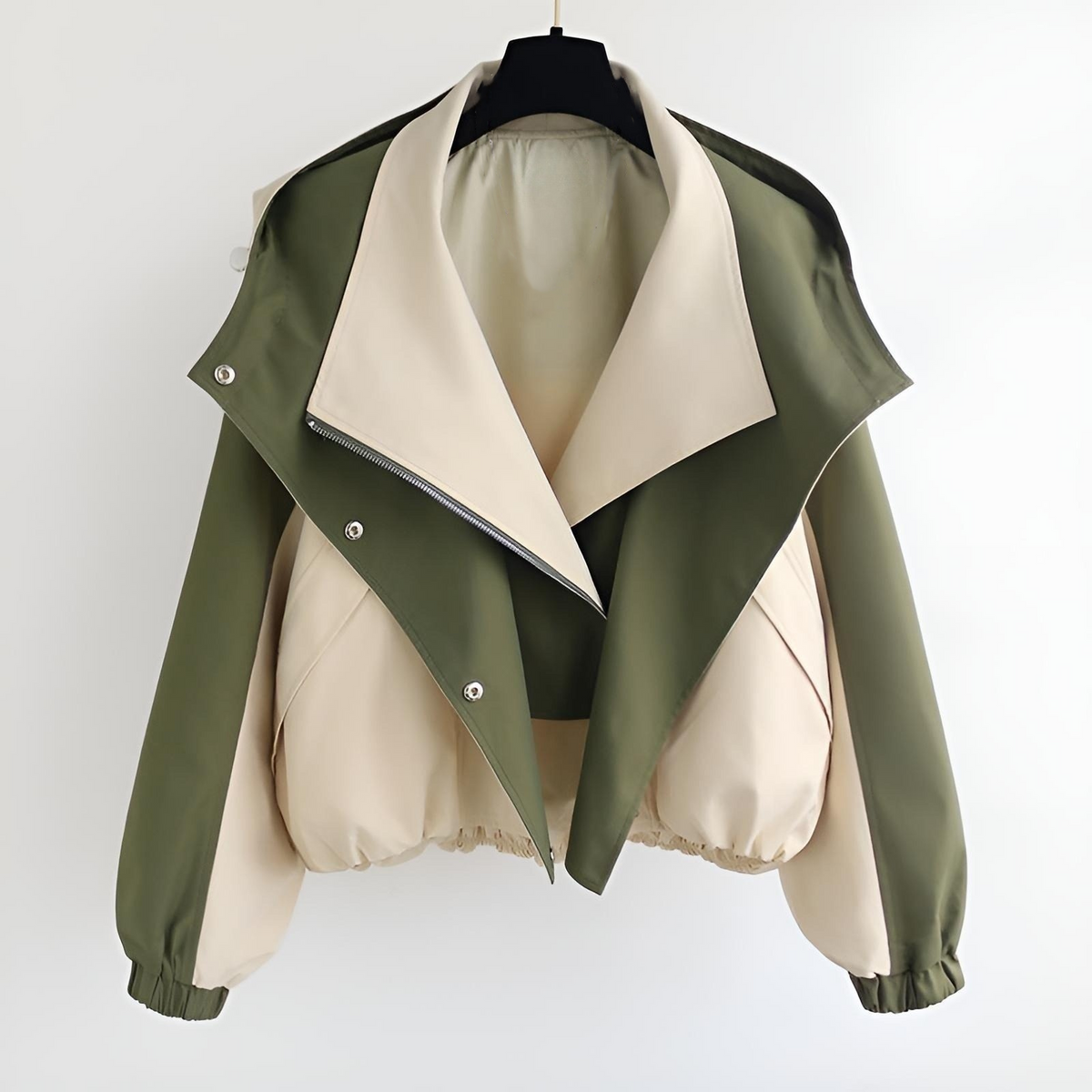 Women's Warm Trench Coat, Classic Design, Layered Construction, Insulating for Autumn and Winter