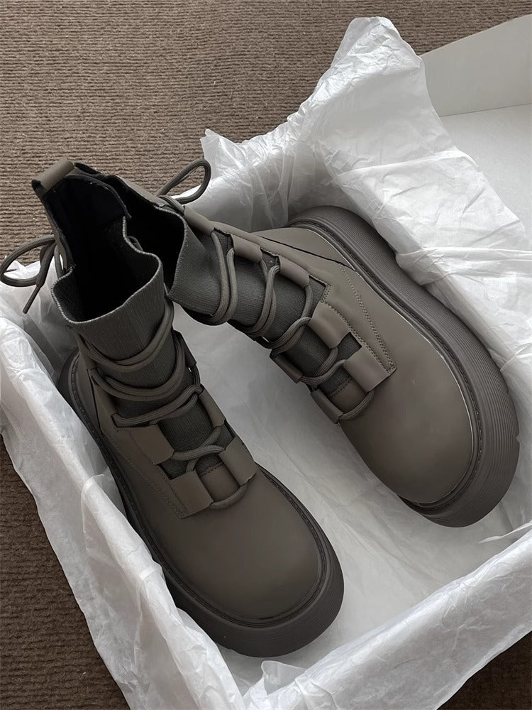 Women’s Winter Boots, Lined, Non-Slip, Warm Synthetic Leather Outdoor Boots