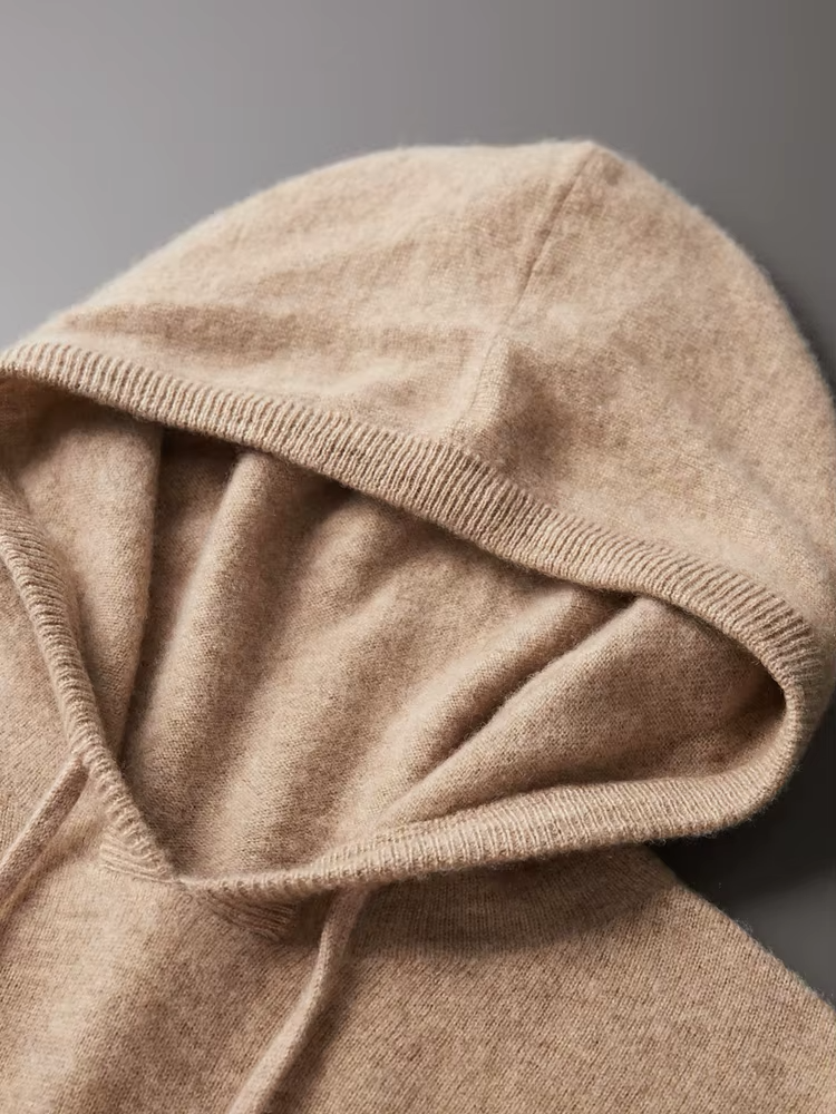 Men’s Cashmere Hooded Sweater