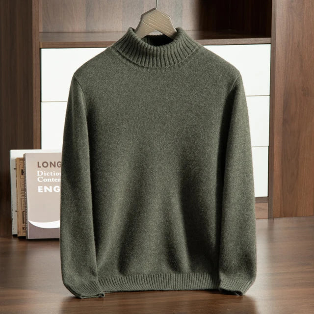 Men’s Cashmere Turtleneck Sweater