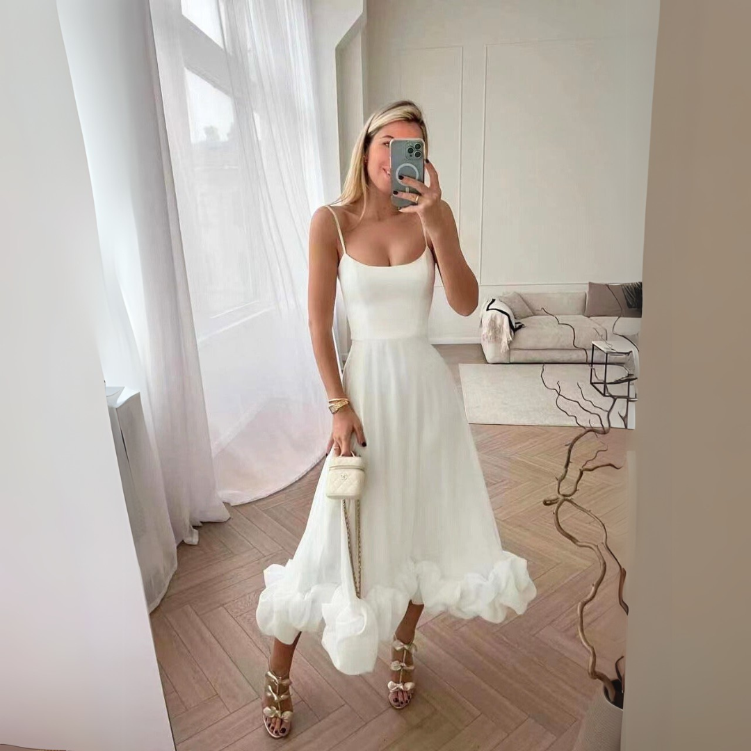 Women's Ruched Midi Dress