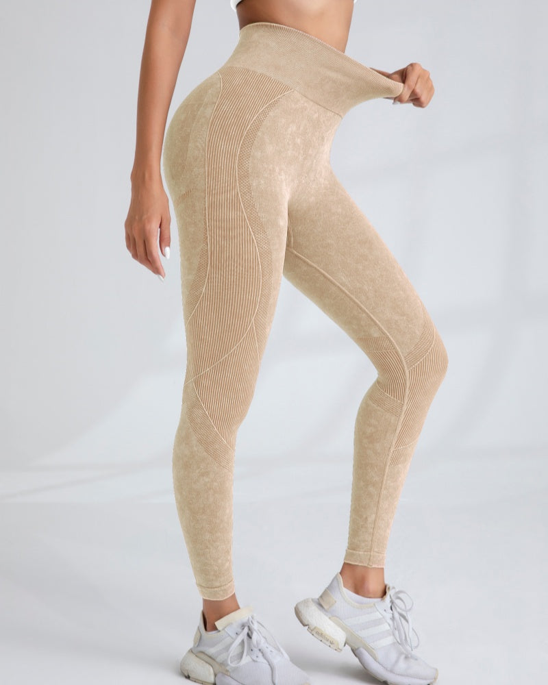Women’s High-Waist Seamless Yoga Leggings, Quick-Drying, Slim Fit Sports Pants