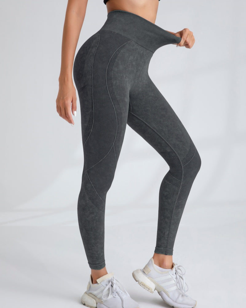 Women’s High-Waist Seamless Yoga Leggings, Quick-Drying, Slim Fit Sports Pants
