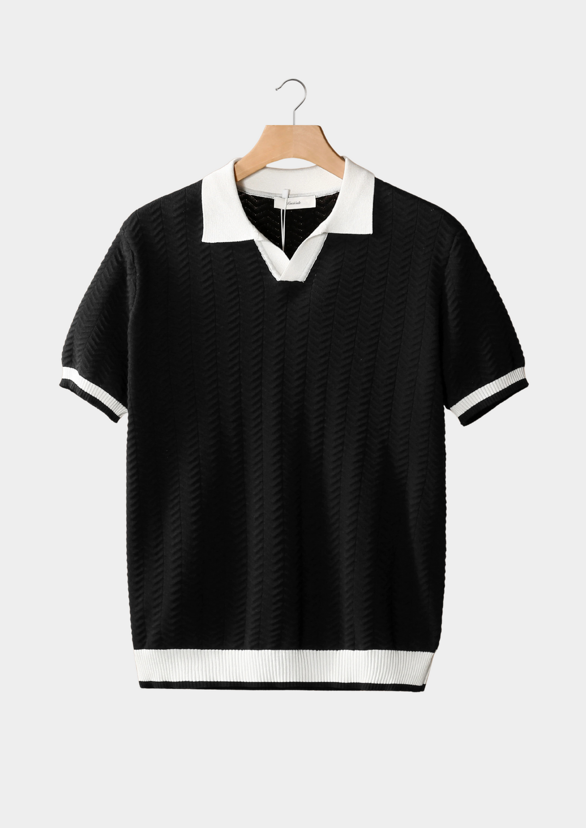 BELMONT CONTRAST TEXTURED POLO