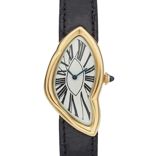 Men’s Swiss Leather Strap Watch