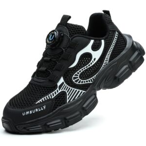 Women’s Safety Shoes with Steel Toe Cap, Breathable, Lightweight, Puncture-Resistant Work Shoes